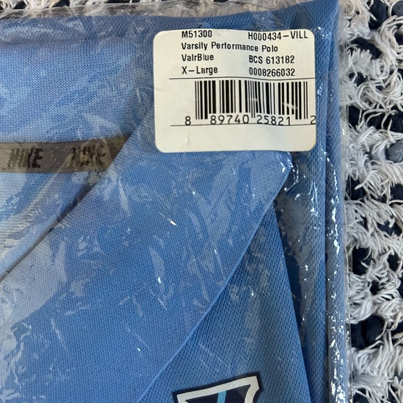 Nike Dri-Fit Villanova University Polo shirt. New in package - Picture 3 of 4